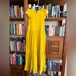 Universal thread yellow maxi dress
